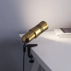 Neo! Clamp LED-Klemmleuchte, Messing -Top Light 10009083 2