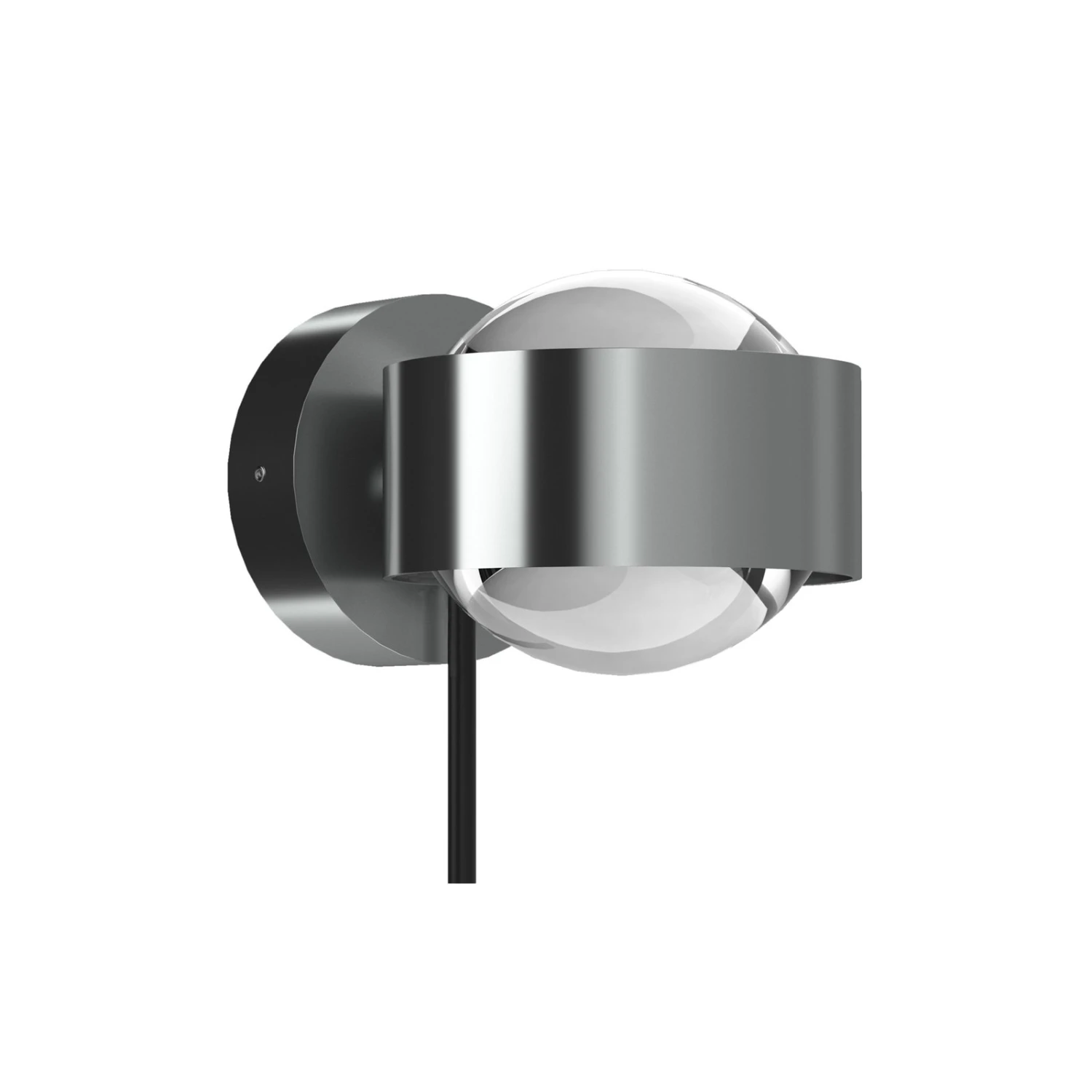 Puk! 80 Wall LED-Spot Linsen klar chrom matt Puk! 80 Wall LED-Spot Linsen Klar Chrom Matt -Top Light 10009429 1