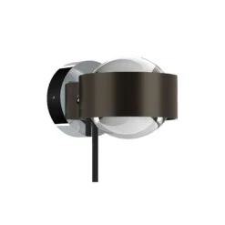 Puk! 80 Wall LED-Spot Linsen Klar Braun/chrom 3 Puk! 80 Wall LED-Spot Linsen Klar Braun/chrom -Top Light 10009439 1