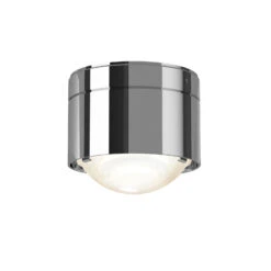 Puk! 80 One LED-Deckenspot Linse Matt, Chrom