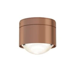 Puk! 80 One LED-Deckenspot Linse Matt, Kupfer