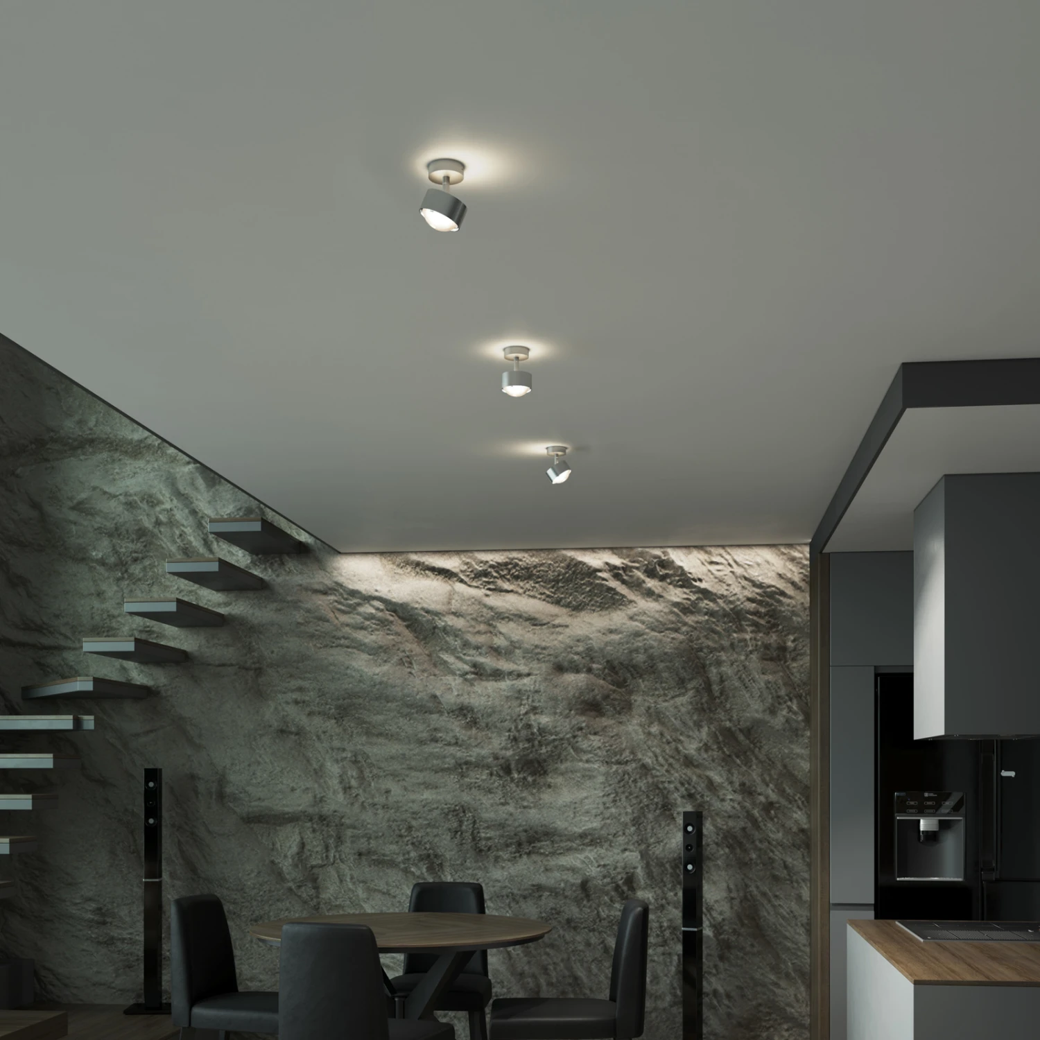 Puk! 80 Turn Up/Downlight Linse matt chrom matt Puk! 80 Turn Up/Downlight Linse Matt Chrom Matt -Top Light 10010556 2