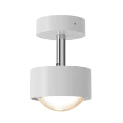 Puk! 80 Turn Up/Downlight Linse Matt Weiß/chrom -Top Light 10010559 2