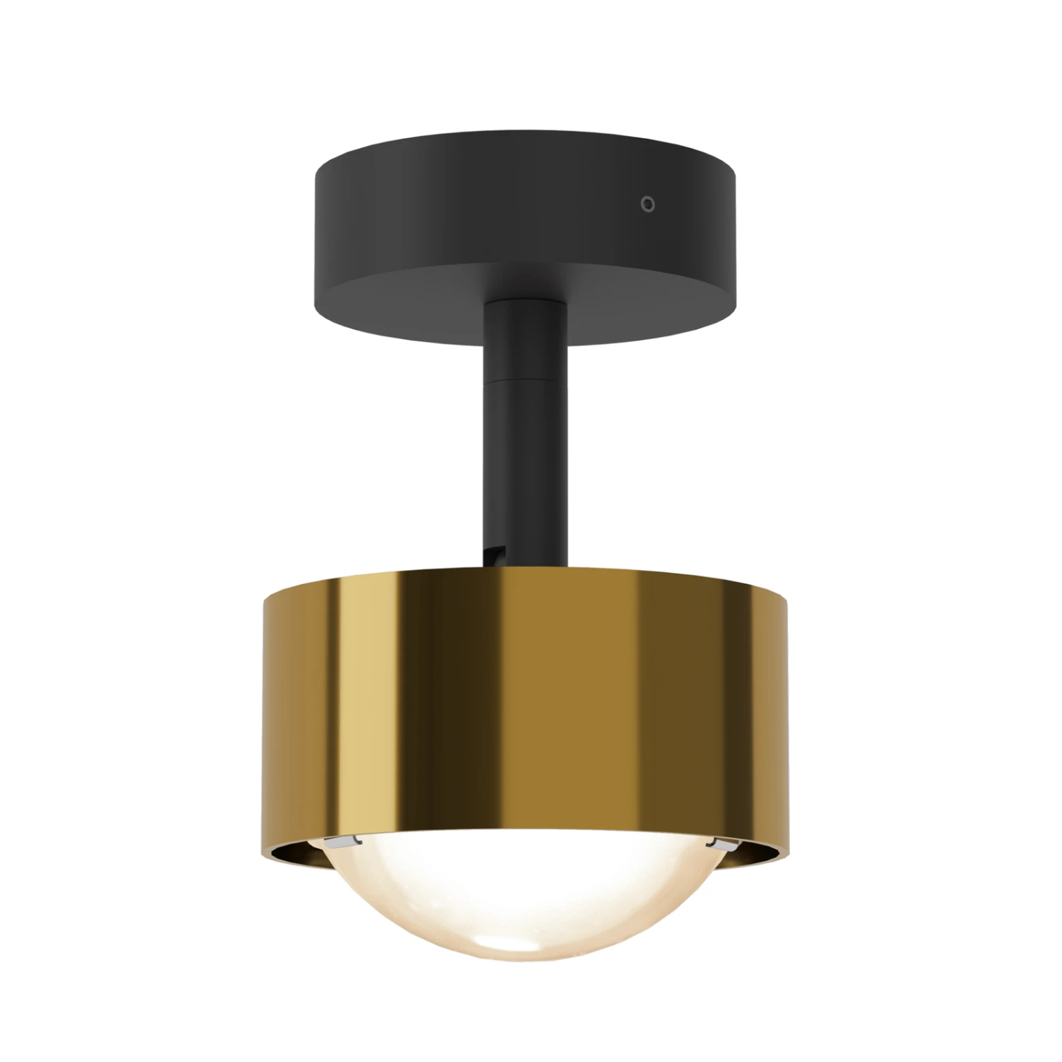Puk! 80 Turn Up/Downlight Linse matt gold/schwarz Puk! 80 Turn Up/Downlight Linse Matt Gold/schwarz -Top Light 10010562 2