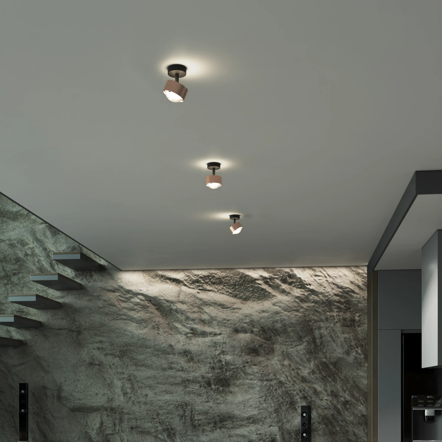 Puk! 80 Turn Up/Downlight Linse matt kupfer Puk! 80 Turn Up/Downlight Linse Matt Kupfer -Top Light 10010563 1