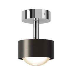 Puk! 80 Turn Up/Downlight Linse Matt Braun/chrom 4 Puk! 80 Turn Up/Downlight Linse Matt Braun/chrom -Top Light 10010564 2