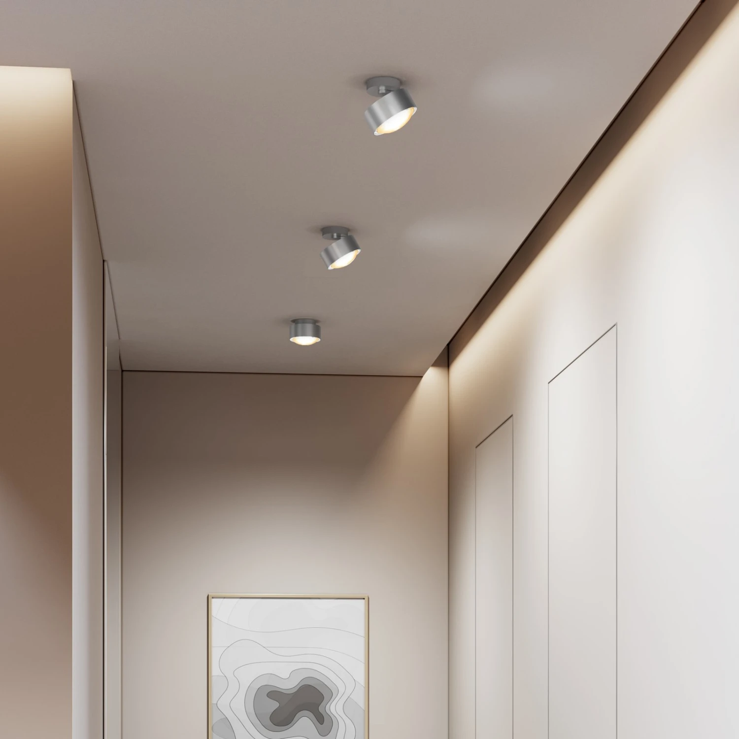 Puk! 120 Move LED-Spot Linse matt chrom matt Puk! 120 Move LED-Spot Linse Matt Chrom Matt -Top Light 10010624 1