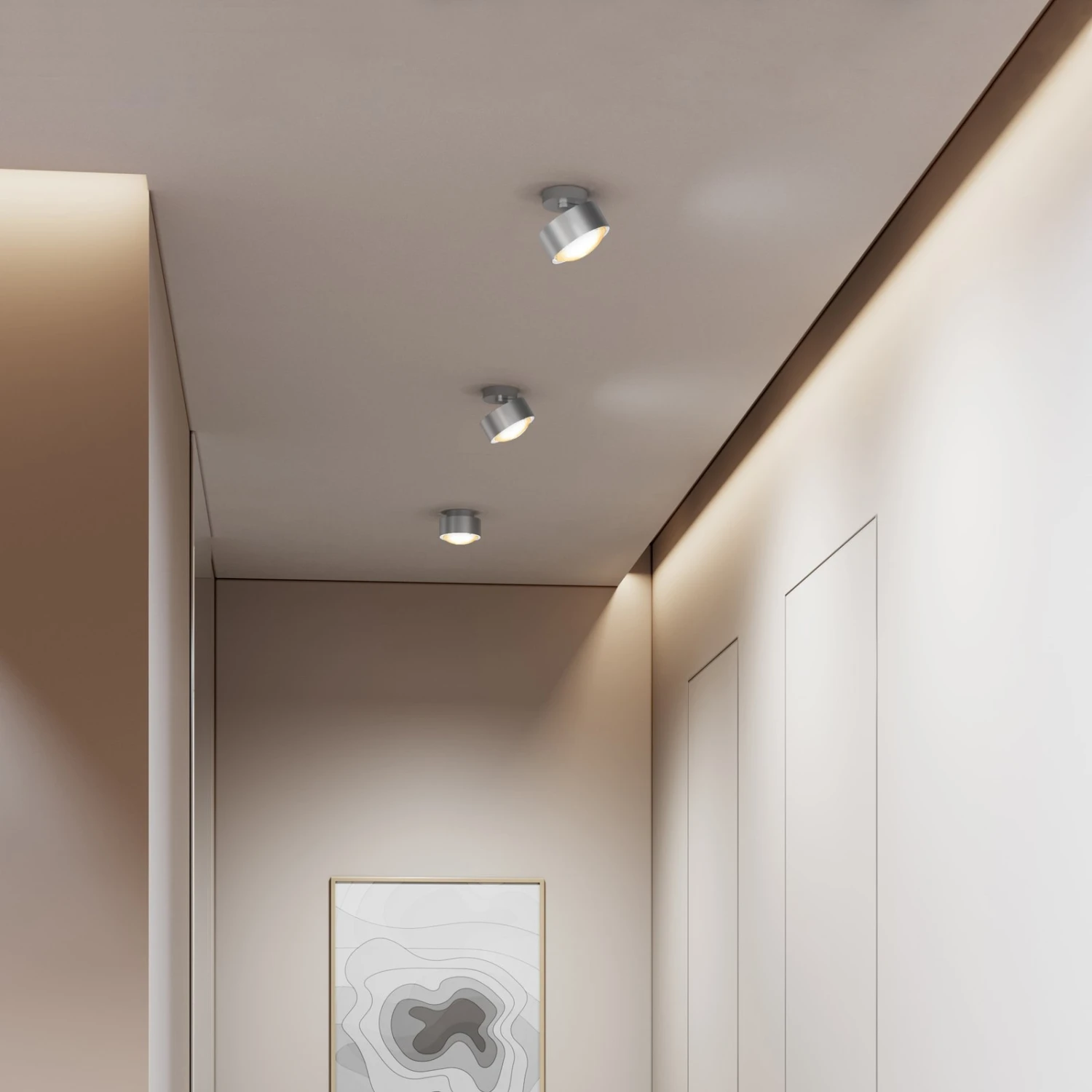 Puk! 120 Move LED-Spot Linse matt chrom matt Puk! 120 Move LED-Spot Linse Matt Chrom Matt -Top Light 10010624 3