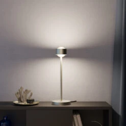 Puk! 80 Eye Table LED, Linsen Matt, Nickel Matt 5 Puk! 80 Eye Table LED, Linsen Matt, Nickel Matt -Top Light 10010674 3