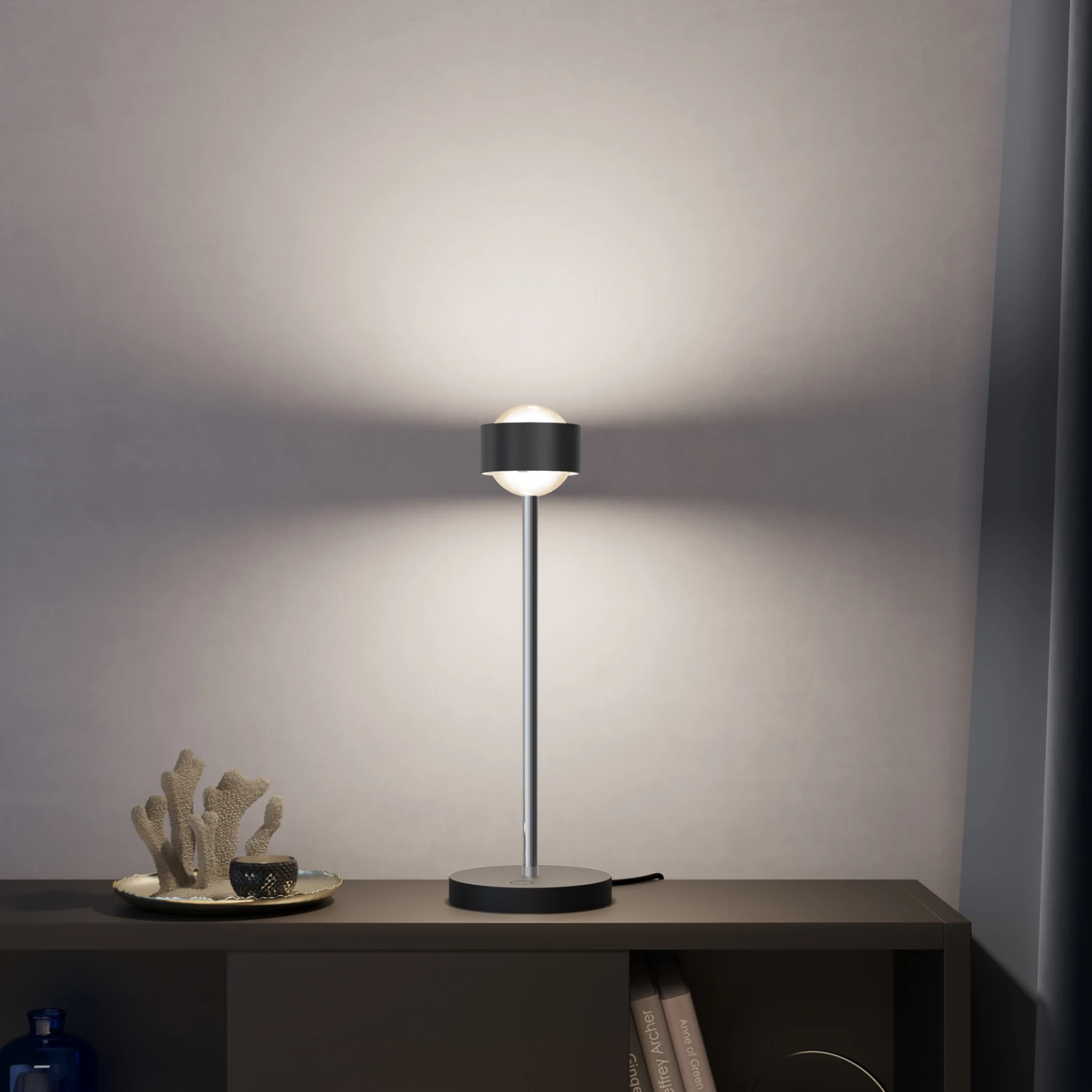 Puk! 80 Eye Table LED, Linsen matt, schwarz/chrom Puk! 80 Eye Table LED, Linsen Matt, Schwarz/chrom -Top Light 10010676 3