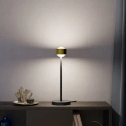 Puk! 80 Eye Table LED Linsen Matt, Messing/schwarz 5 Puk! 80 Eye Table LED Linsen Matt, Messing/schwarz -Top Light 10010679 3