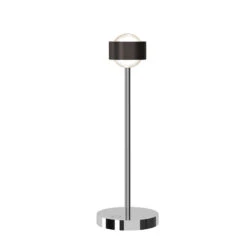 Puk! 80 Eye Table LED, Linsen Matt, Braun/chrom 4 Puk! 80 Eye Table LED, Linsen Matt, Braun/chrom -Top Light 10010681 2