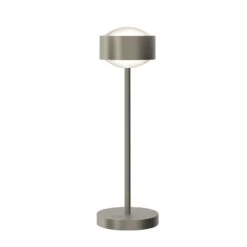 Puk! 120 Eye Table LED, Linsen Matt, Nickel Matt