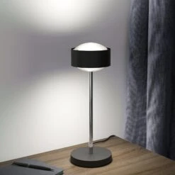 Puk! 120 Eye Table LED, Linsen Matt, Schwarz/chrom -Top Light 10010712 2
