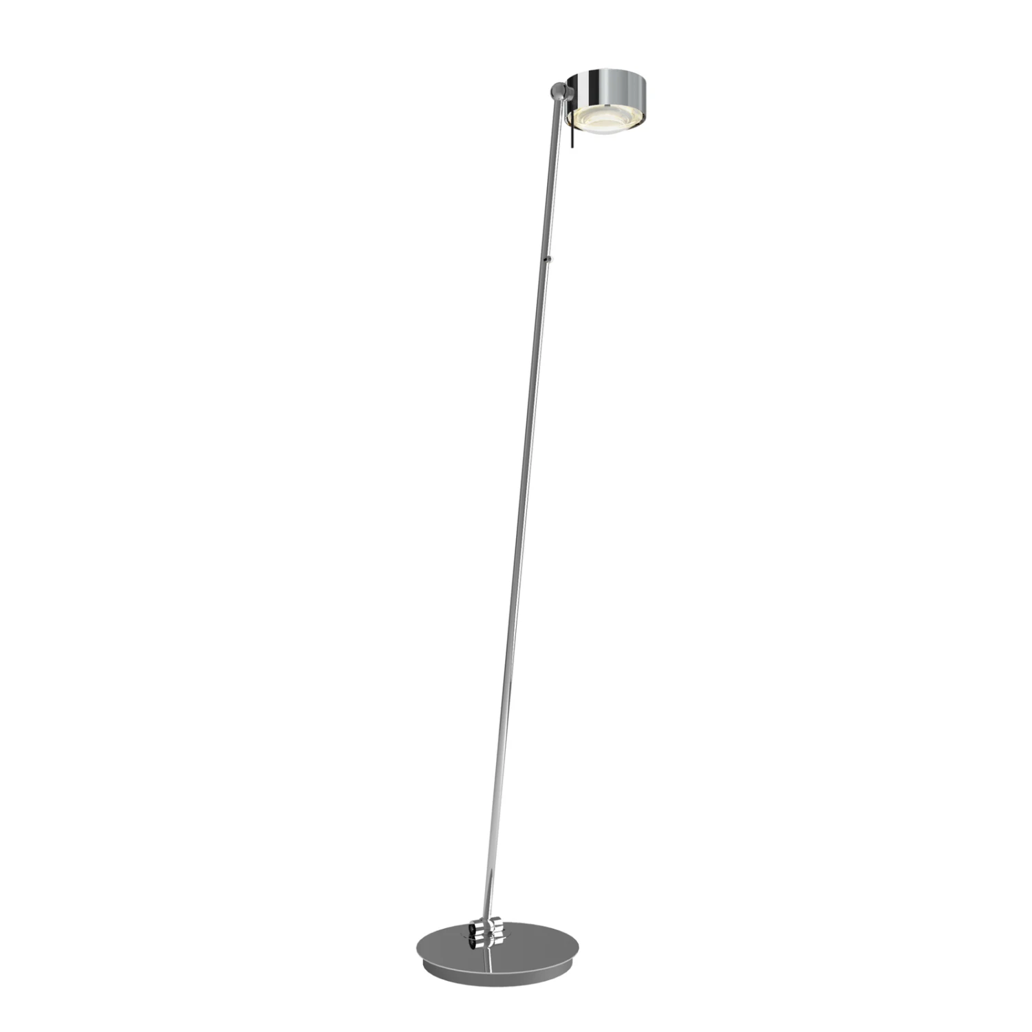 Puk! 120 Floor LED Linsen klar/matt, chrom Puk! 120 Floor LED Linsen Klar/matt, Chrom -Top Light 10010780 1
