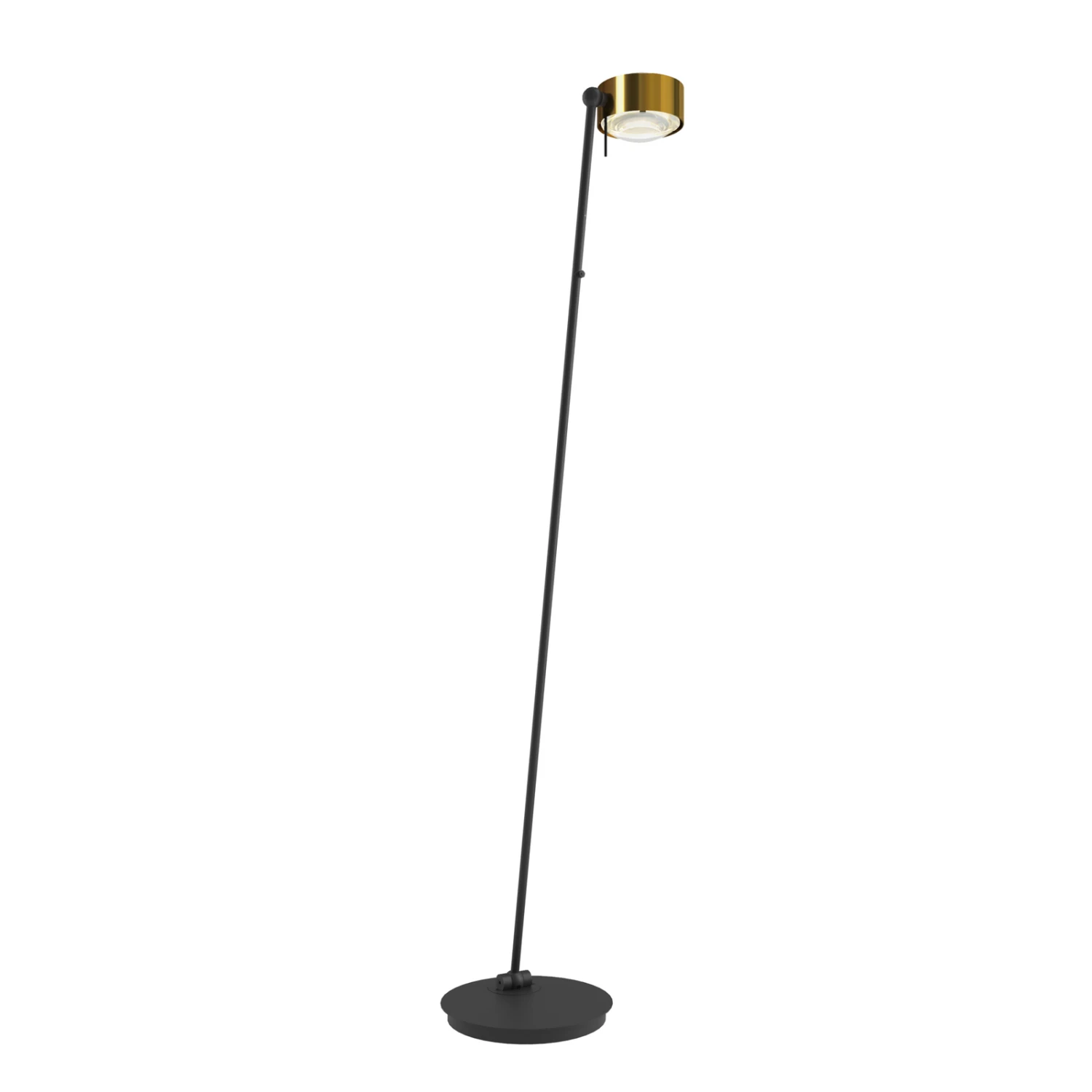 Puk! 120 Floor LED Linsen klar/matt gold/schwarz Puk! 120 Floor LED Linsen Klar/matt Gold/schwarz -Top Light 10010786 1