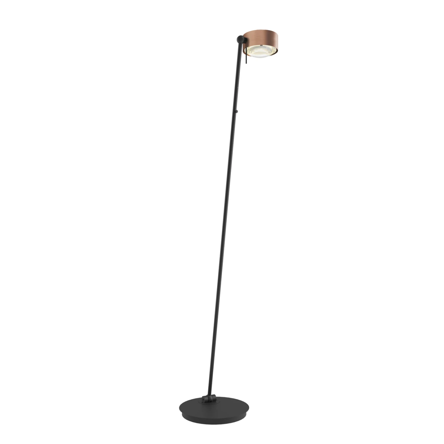 Puk! 120 Floor LED Linsen klar/matt kupfer/schwarz Puk! 120 Floor LED Linsen Klar/matt Kupfer/schwarz -Top Light 10010787 1