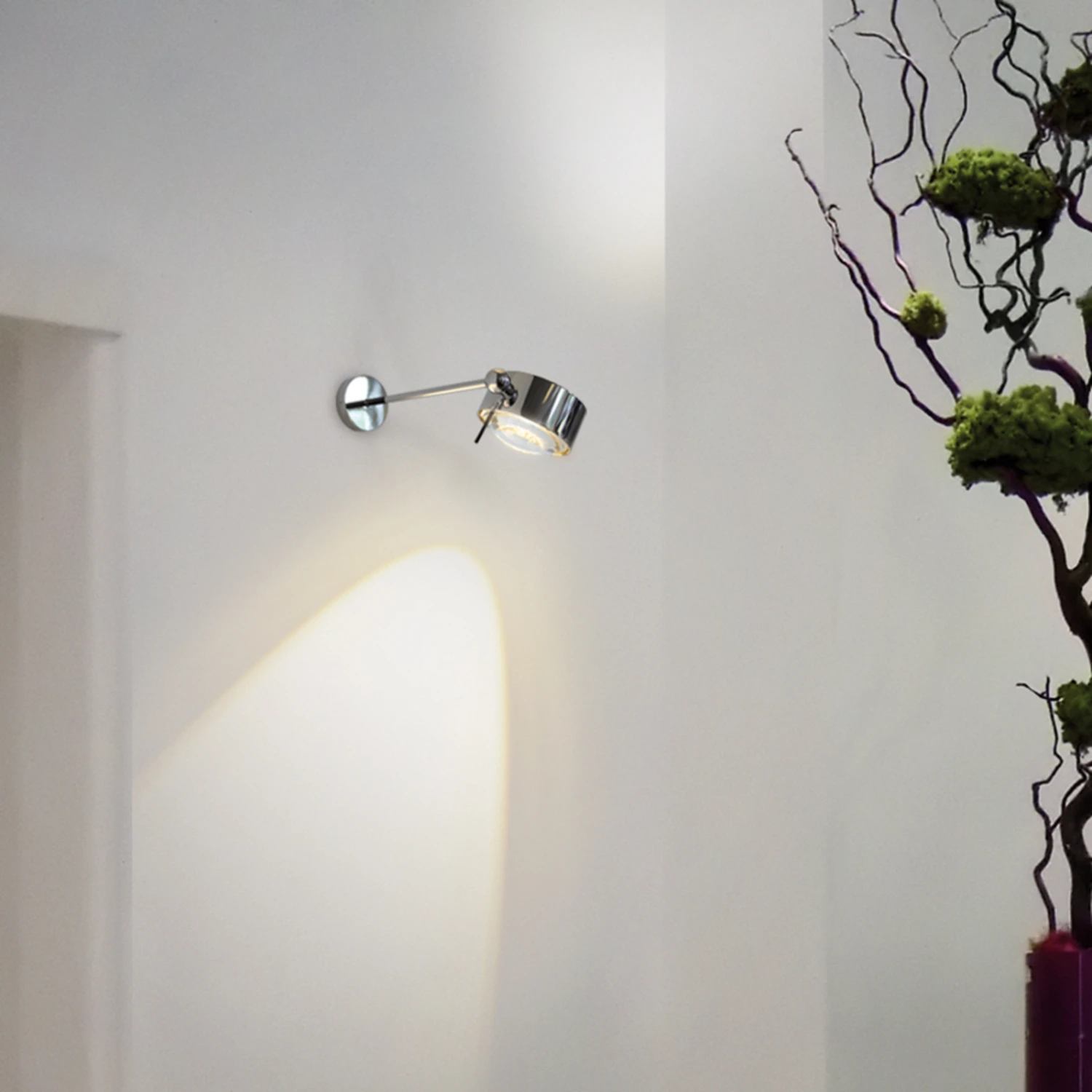 Wandleuchte PUK SIDES, 1-fl. 30 cm chrom Wandleuchte PUK SIDES, 1-fl. 30 Cm Chrom -Top Light 9020074 2