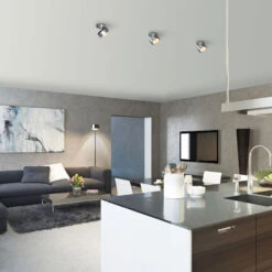 LED-Deckenleuchte Puk Move, Chrom 5 LED-Deckenleuchte Puk Move, Chrom -Top Light 9020272 3