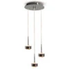 LED-Hängeleuchte Puk Drop Trio, Chrom -Top Light 9020304