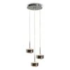 LED-Pendelleuchte Puk Maxx Drop Trio, Chrom Matt 1 LED-Pendelleuchte Puk Maxx Drop Trio, Chrom Matt -Top Light 9020431
