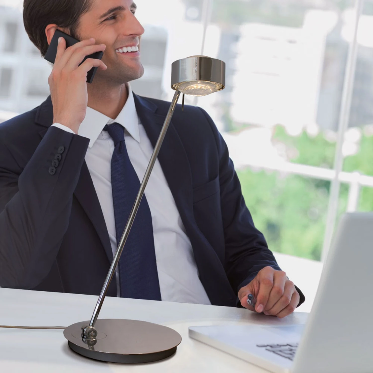 Tischleuchte Puk Maxx Table, chrom Tischleuchte Puk Maxx Table, Chrom -Top Light 9020448 1