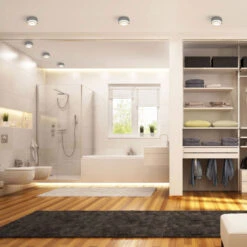 LED-Deckenlampe Puk Meg Maxx Plus, Chrom Matt -Top Light 9020468 2