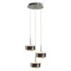 LED-Pendellampe Puk Meg Maxx Drop Trio, Chrom Matt 1 LED-Pendellampe Puk Meg Maxx Drop Trio, Chrom Matt -Top Light 9020491