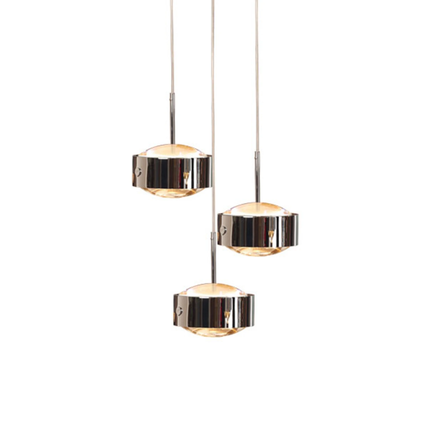 LED-Pendellampe Puk Meg Maxx Drop Trio, chrom LED-Pendellampe Puk Meg Maxx Drop Trio, Chrom -Top Light 9020492 1