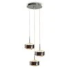 LED-Pendellampe Puk Meg Maxx Drop Trio, Chrom 1 LED-Pendellampe Puk Meg Maxx Drop Trio, Chrom -Top Light 9020492
