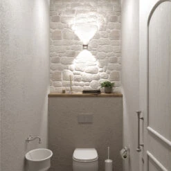 Puk Mini Wall LED 2x8W Linsen Klar, Nickel Matt 4 Puk Mini Wall LED 2x8W Linsen Klar, Nickel Matt -Top Light 9020549 2