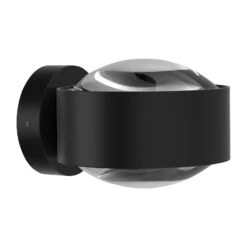 Puk Maxx Wall, LED, Linsen Klar, Schwarz Matt