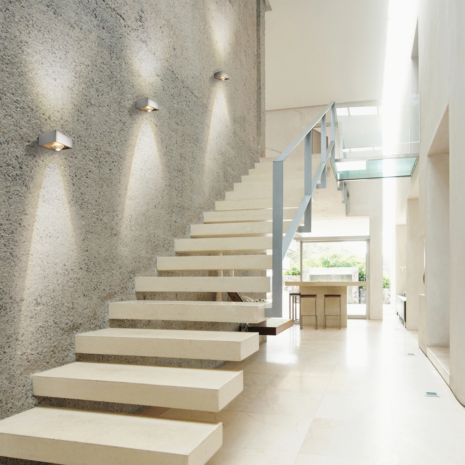 LED-Wandlampe Focus 100, Linsen klar, chrom LED-Wandlampe Focus 100, Linsen Klar, Chrom -Top Light 9020572 1