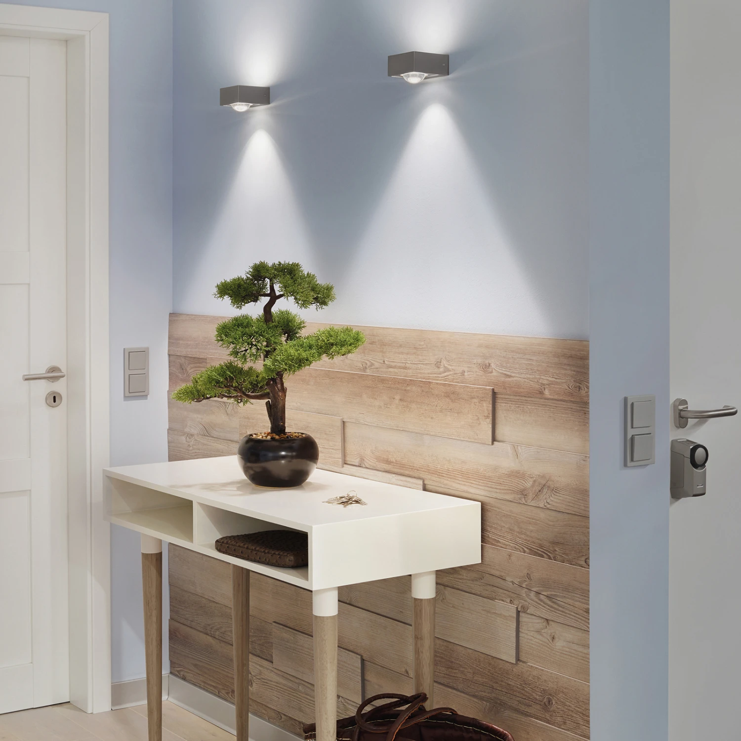 LED-Wandlampe Focus 100, Linsen klar, chrom LED-Wandlampe Focus 100, Linsen Klar, Chrom -Top Light 9020572 2