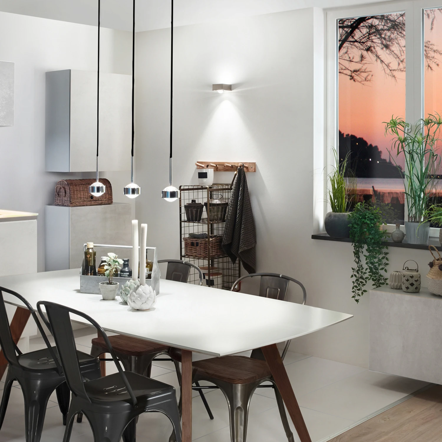 LED-Wandlampe Focus 100, Linsen klar, chrom LED-Wandlampe Focus 100, Linsen Klar, Chrom -Top Light 9020572 3