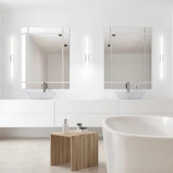 LED-Spiegelleuchte Lichtstange, Chrom 4 LED-Spiegelleuchte Lichtstange, Chrom -Top Light 9020580 2