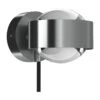 Puk Mini Wall+ LED, Linsen Klar, Chrom Matt 2 Puk Mini Wall+ LED, Linsen Klar, Chrom Matt -Top Light 9020587