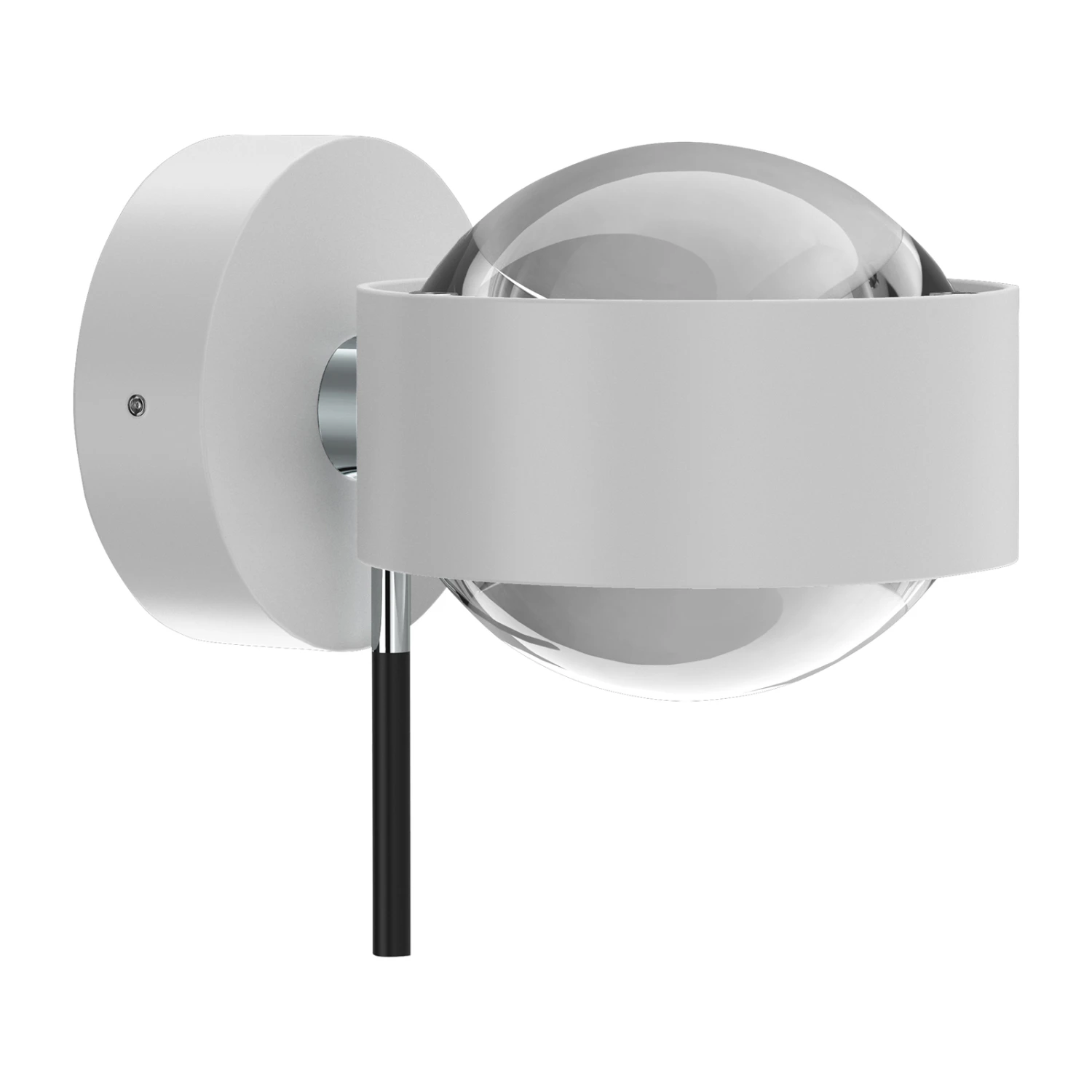 Puk Mini Wall+ LED, Linsen klar, weiß matt/chrom Puk Mini Wall+ LED, Linsen Klar, Weiß Matt/chrom -Top Light 9020590 1