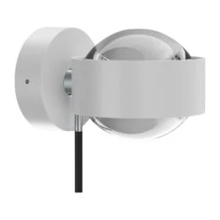 Puk Mini Wall+, G9, Linsen Klar, Weiß Matt/chrom -Top Light 9020599 1