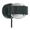 Puk Mini Wall+ G9 Linsen Klar Anthrazit Matt/chrom 2 Puk Mini Wall+ G9 Linsen Klar Anthrazit Matt/chrom -Top Light 9020601