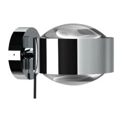 Puk Maxx Wall+ LED, Linsen Klar, Chrom