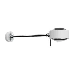 Puk Maxx Hotel G9, 30cm, Linsen Klar, Weiß Matt