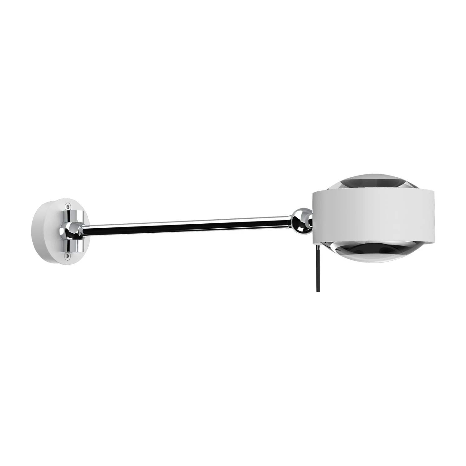 Puk Maxx Hotel G9, 30cm, Linsen klar, weiß matt Puk Maxx Hotel G9, 30cm, Linsen Klar, Weiß Matt -Top Light 9020662