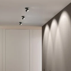 Puk Mini Move LED, Linse Klar, Schwarz Matt/chrom -Top Light 9020675 4