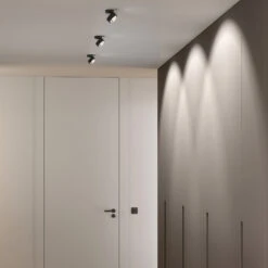 Puk Mini Move LED, Linse Klar, Schwarz Matt/chrom -Top Light 9020675 5