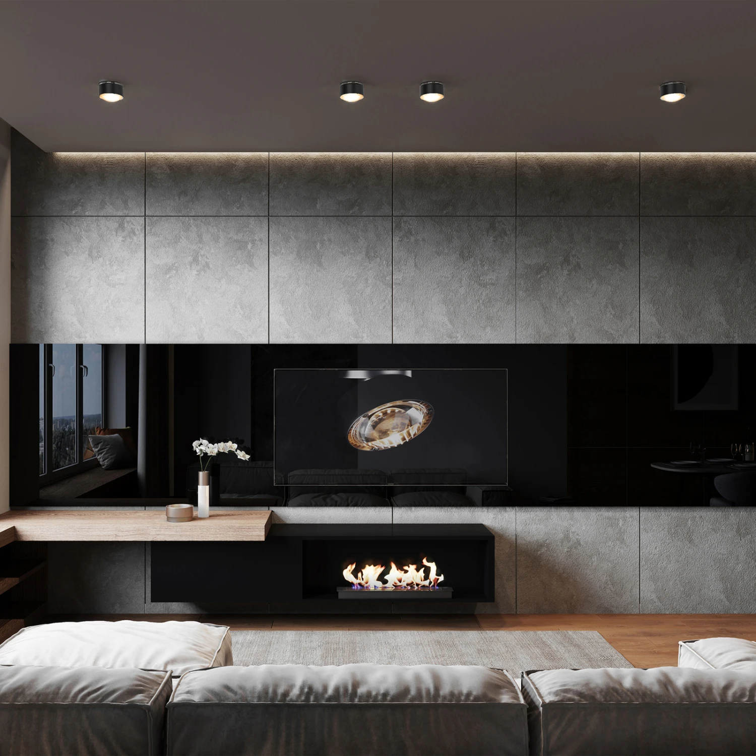 Puk Maxx One 2 LED-Spot, Linse klar, schwarz matt Puk Maxx One 2 LED-Spot, Linse Klar, Schwarz Matt -Top Light 9020725 1