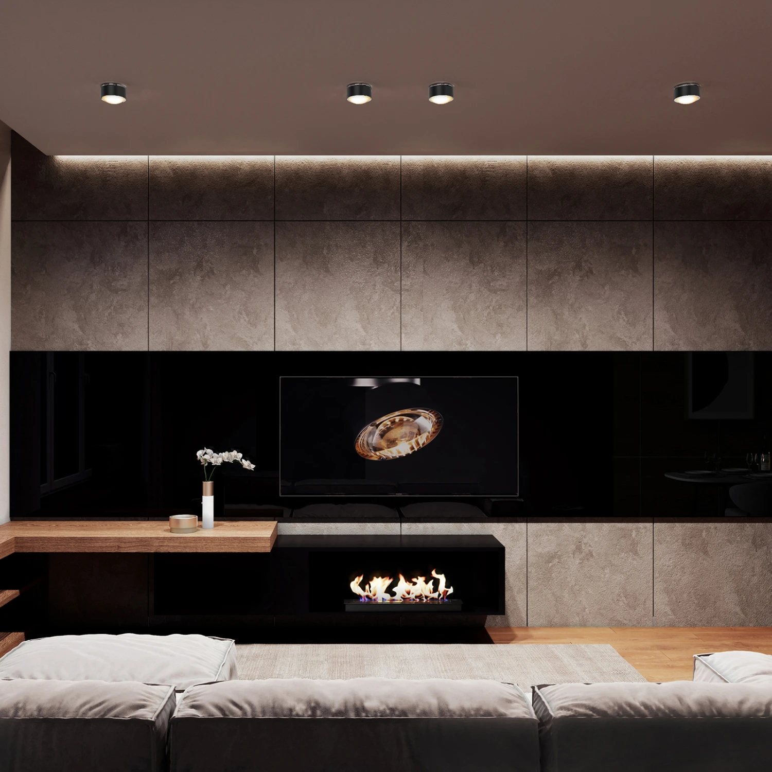 Puk Maxx One 2 LED-Spot, Linse klar, schwarz matt Puk Maxx One 2 LED-Spot, Linse Klar, Schwarz Matt -Top Light 9020725 2