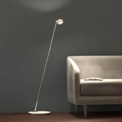 Puk Mini Floor Mini Single LED Matt/klar, Nickel 5 Puk Mini Floor Mini Single LED Matt/klar, Nickel -Top Light 9020755 3