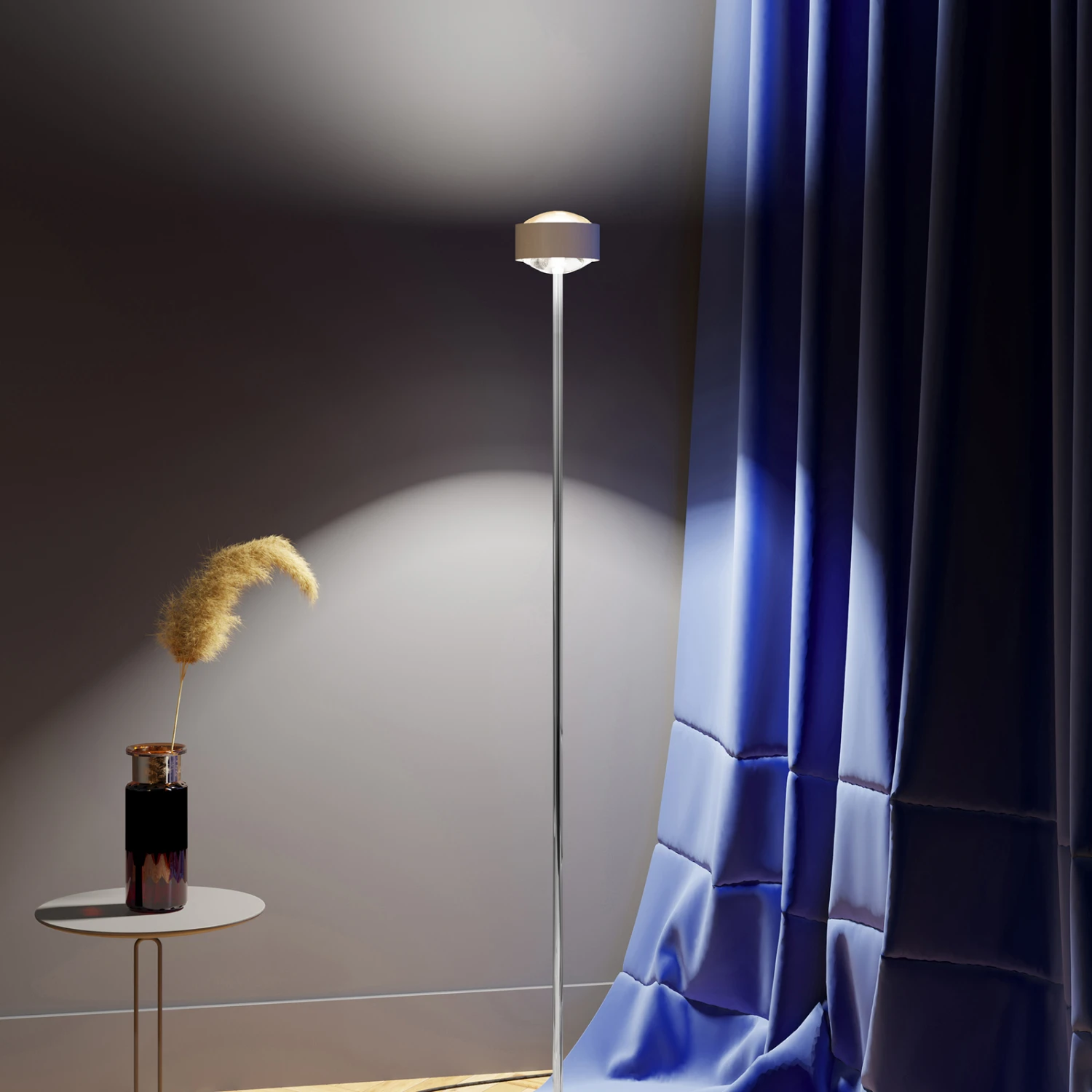 Puk Maxx Eye Floor LED Linse matt, weiß matt/chrom Puk Maxx Eye Floor LED Linse Matt, Weiß Matt/chrom -Top Light 9020773 1